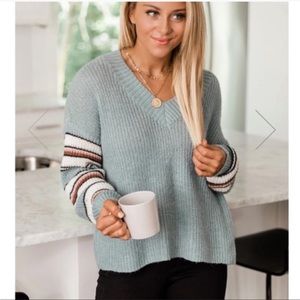 Pink Lily Known Forever Sweater S